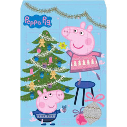 BIP Calendrier de l'Avent Enfants Chocolat au Lait Peppa Pig le calendrier de 75g
