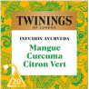 TWININGS Infusion Ayurveda Mangue Curcuma et Citron Vert x20 30g