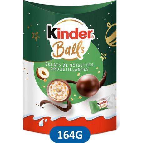 KINDER Bouchées de Chocolat Lait & Eclats de Noisettes Croquantes 160g