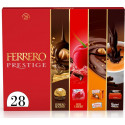 FERRERO PRESTIGE Assortiment de Chocolats Lait et Noisettes, Noir, Liqueur Cerise, Café et Noisette grillée 320g