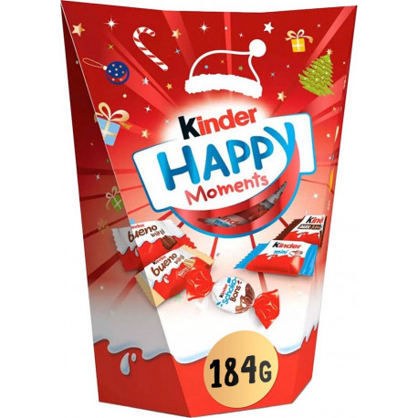 KINDER HAPPY MOMENTS Assortiment de Chocolats Lait 180g