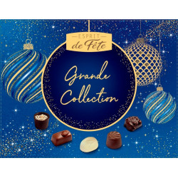 ESPRIT DE FETE Assortiment de Chocolats Noir et au Lait 460g