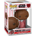 FUNKO Figurine POP! Star Wars Leia (Chocolat) N° 676