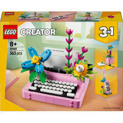 LEGO 3 Creator -en-1 La Machine à Ecrire avec des Fleurs 1169