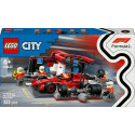 LEGO 60443 City Arrêt au Stand de F1 avec Voiture Ferrari