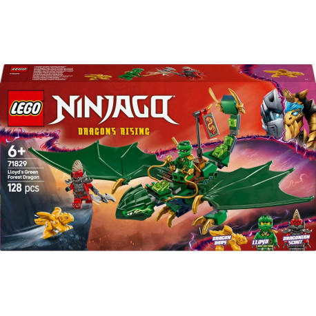 LEGO 71829 Ninjago Le Dragon Vert de la Forêt de Lloyd