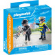 PLAYMOBIL Policier et bandit avec accessoires