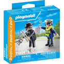 PLAYMOBIL Policier et bandit avec accessoires