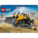 LEGO City Le Bulldozer Jaune, Jouet de Chantier de Construction60466
