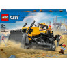 LEGO City Le Bulldozer Jaune, Jouet de Chantier de Construction60466