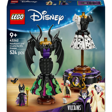 LEGO 43262 Disney Les robes de Maléfique et Cruella D'Enfer
