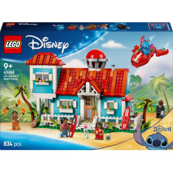 LEGO 43268 Disney La Maison sur la Plage de Lilo et Stitch