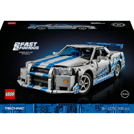 LEGO 2 Technic Speed Champions Voiture Nissan Skyline GT-R (R34) Fast Furious 410