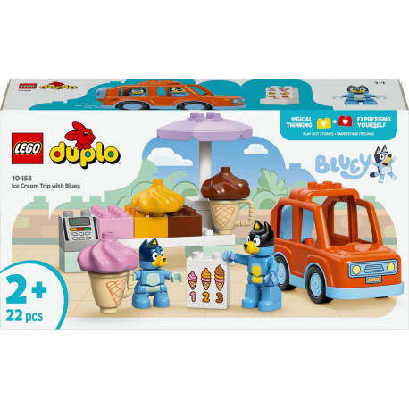 LEGO 10458 Duplo Visite chez le Marchand de Glace avec Bluey