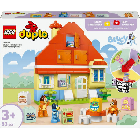 LEGO 10459 Duplo La Maison de Famille de Bluey et le Jeu de Mémoire