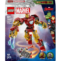 LEGO 76307 Marvel Le Robot d'Iron Man contre Ultron