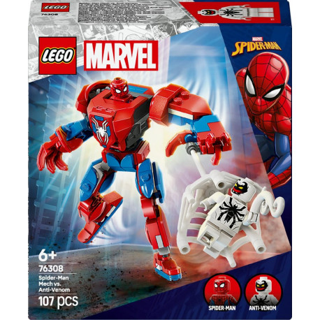 LEGO 76308 Marvel Le Robot de Spider-Man contre Anti-Venom