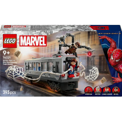 LEGO 76321 Marvel La Scène du Train de Spider-Man et Docteur Octopus