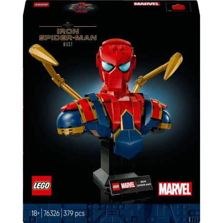 LEGO 76326 Marvel Buste d'Iron Spider-Man