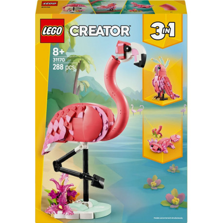 LEGO 31170 Creator Animaux sauvages le flamant rose