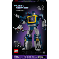 LEGO 10358 Icons Transformers Soundwave