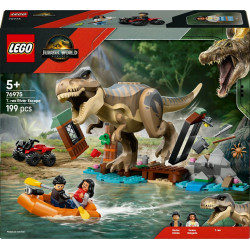 LEGO 76975 Jurassic World Le T. Rex et l'Évasion sur la Rivière,