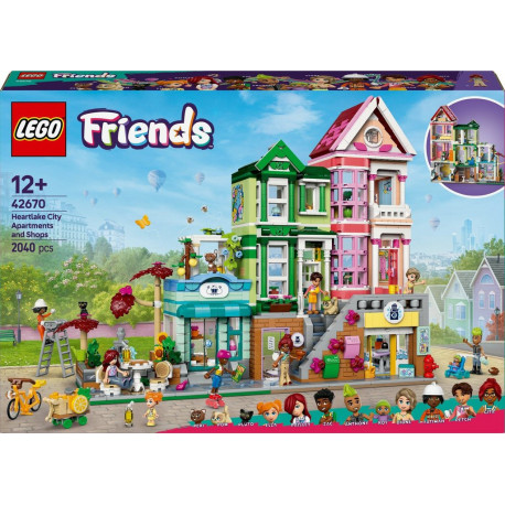 LEGO 42670 Friends Les Appartements et Boutiques de Heartlake City
