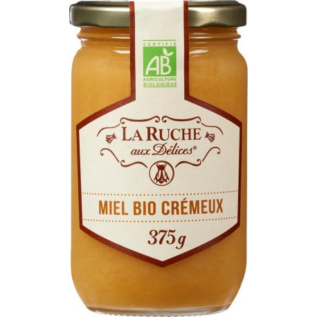 La Ruche aux Délices BIO MIEL CREMEUX 375g