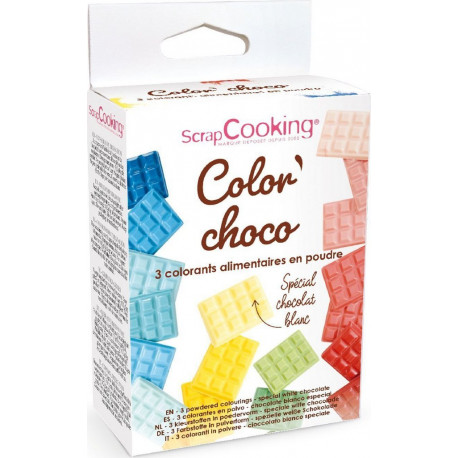 SCRAPCOOKING 3 Colorants Liposolubles En Poudre