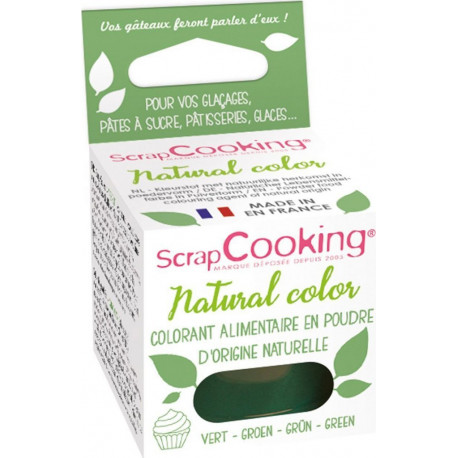 SCRAPCOOKING Colorant Alimentaire Naturel Vert