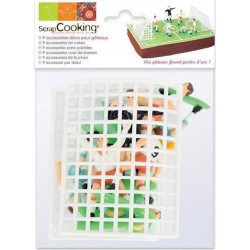 SCRAPCOOKING Décoration Pour Gâteau Terrain De Football