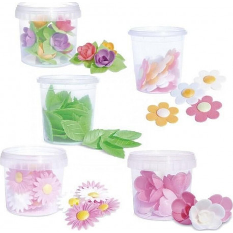 SCRAPCOOKING Coffret Décors Azyme Feuilles Et Fleurs