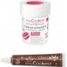 SCRAPCOOKING Stylo Chocolat + Colorant Alimentaire Rose