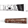 SCRAPCOOKING Stylo Chocolat + Gel Colorant Alimentaire Noir