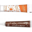 SCRAPCOOKING Stylo Chocolat + Gel Colorant Alimentaire Orange