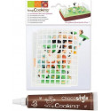 SCRAPCOOKING Décoration Pour Gâteau Terrain De Football + Stylo Chocolat