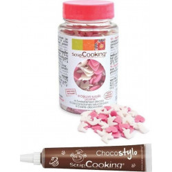 SCRAPCOOKING Décors Sucrés Licorne + Stylo Chocolat