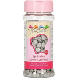 AUTRES Décors Sucrés Confettis Argentés 60g