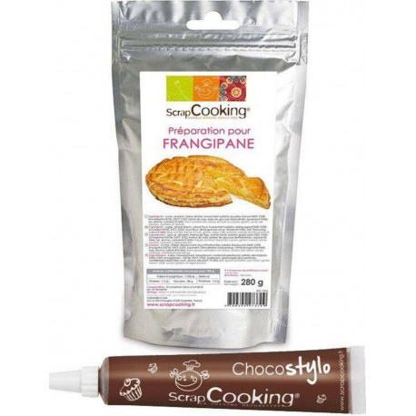 SCRAPCOOKING Préparation Pour Frangipane 280 G + Stylo Chocolat