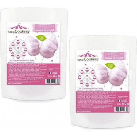 SCRAPCOOKING Préparation Barbe À Papa Rose 320g