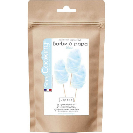 SCRAPCOOKING Préparation Pour Barbe À Papa Bleue 400g