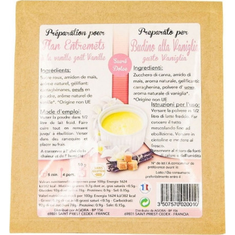 FRANCE DELICES Flan Vanille Naturel