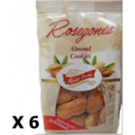 MONTE TURIA Lot 6x Rosegones Aux Amandes Monte Turia Paquet 140g