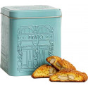 ANTONIO MATTEI Biscuits De Prato Aux Amandes En Boîte Métal Tosca Bleue 200 Gr