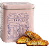 ANTONIO MATTEI Biscuits De Prato Aux Amandes En Boîte Métal Tosca Rose 200 Gr