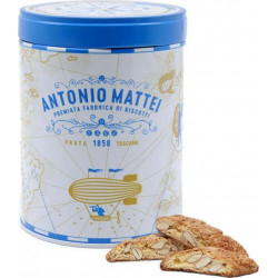 ANTONIO MATTEI Biscuits De Prato Aux Amandes En Boîte Métal Amerigo 125 Gr