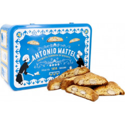 ANTONIO MATTEI Biscuits De Prato Aux Amandes En Boîte Métal Renato 300 Gr