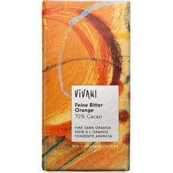 Vivani 285909 Barre Chocolatée Chocolat Noir 100g