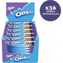 Milka Oreo Barre De Chocolat Au Lait Aux Éclats De Biscuits Oreo 36x37g