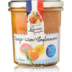LUCIEN GEORGELIN Confiture orange citron pamplemousse allégée en sucres